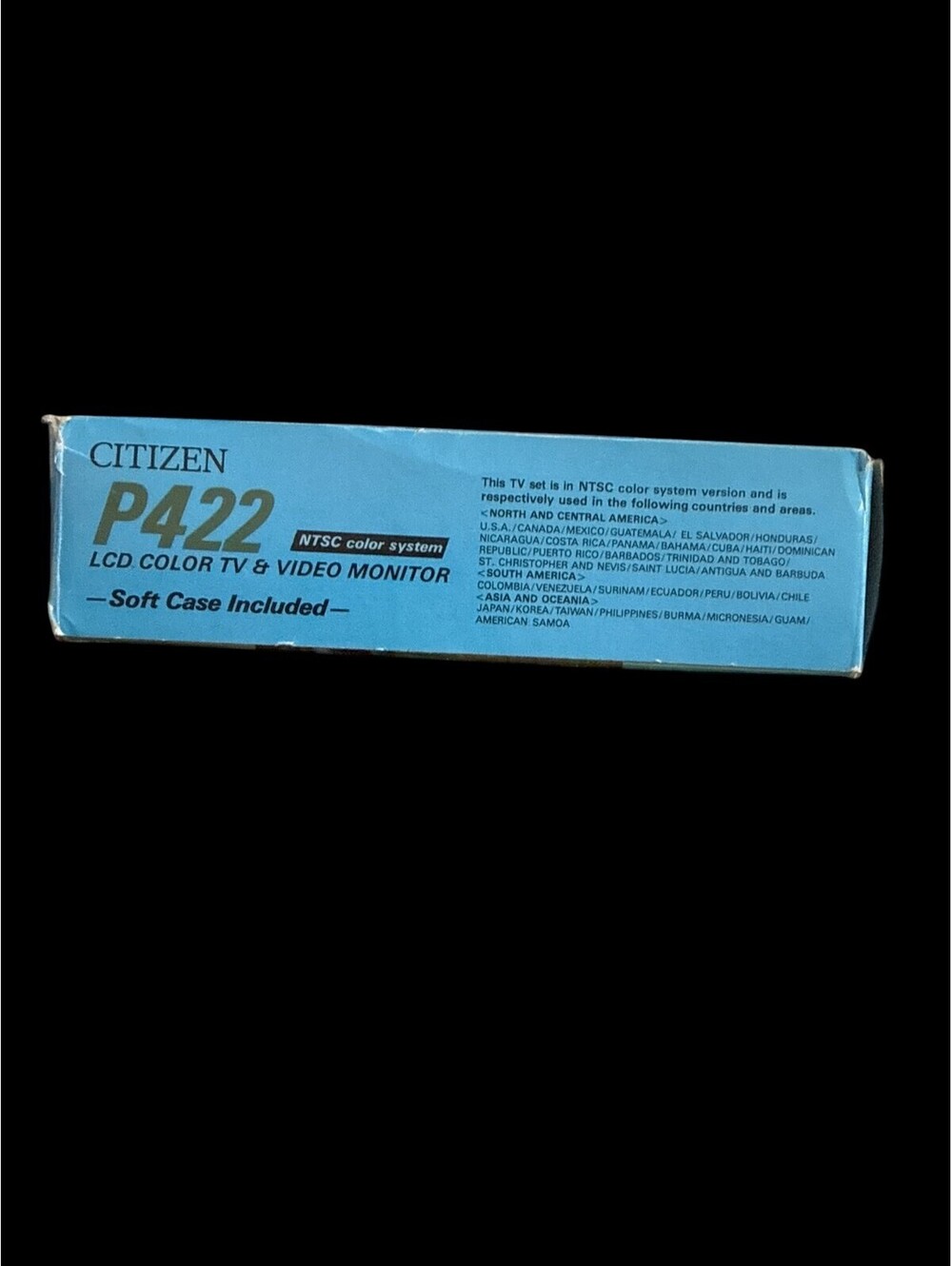 Citizen P422 Portable LCD TV Video Monitor 2.2in NTSC Vintage Handheld With Box - Picture 5 of 8